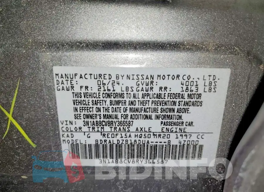 3N1AB8CV8RY366587 Photo# 12