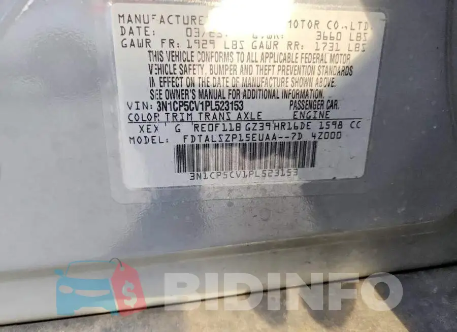 3N1CP5CV1PL523153 Photo# 12
