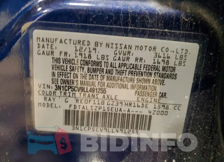 3N1CP5CV9LL491255 Photo# 14