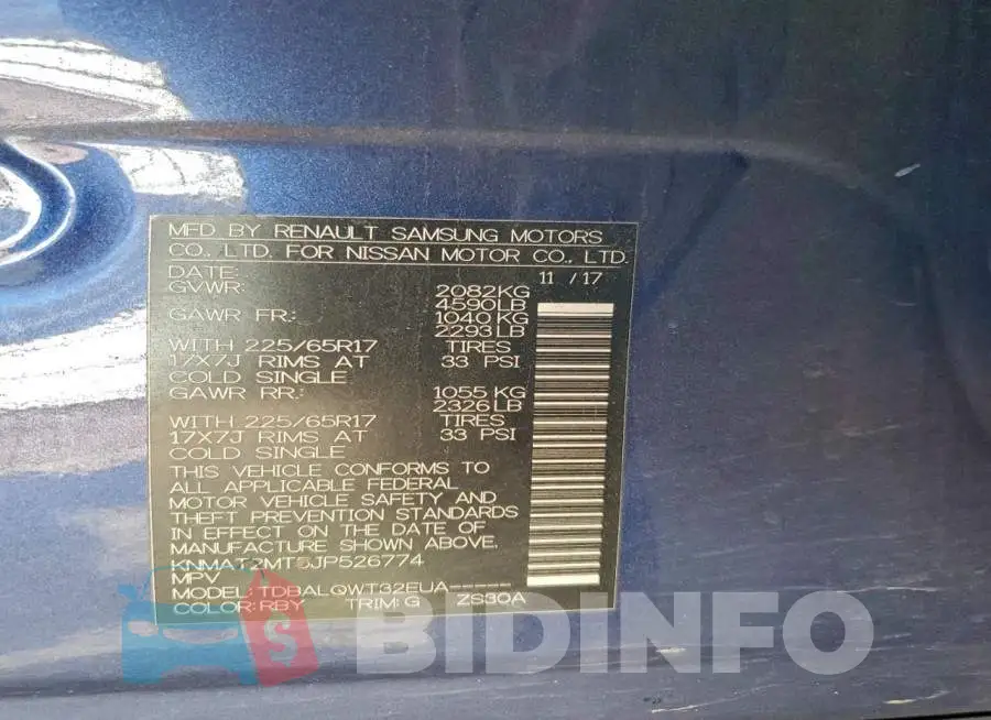 KNMAT2MT5JP526774 Photo# 12
