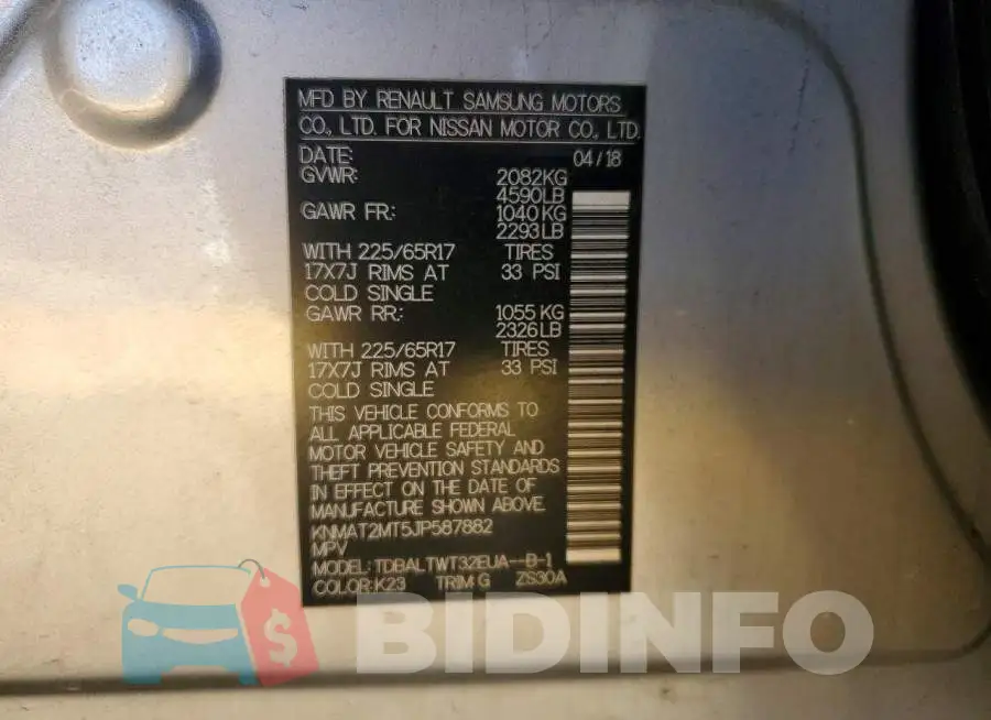 KNMAT2MT5JP587882 Photo# 13