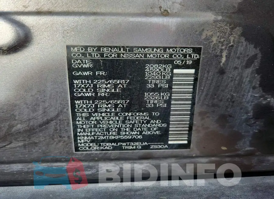 KNMAT2MT8KP559706 Photo# 13