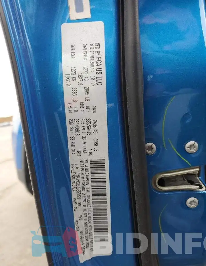 1C4PJMCB3JD555020 Photo# 13