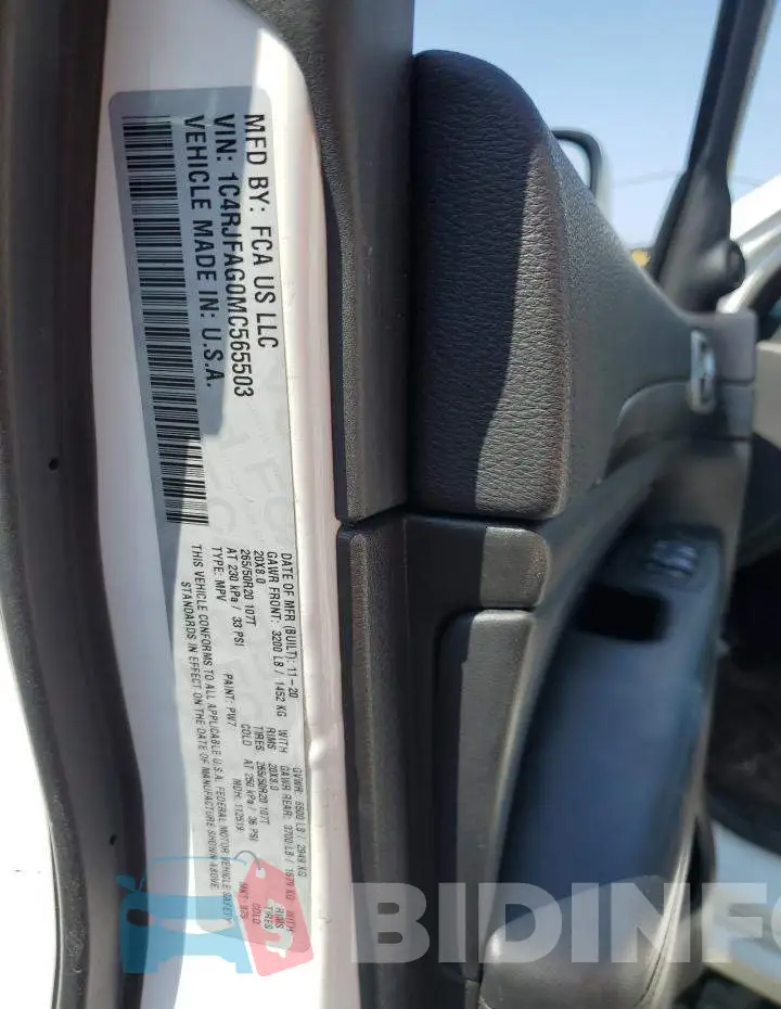 1C4RJFAG0MC565503 Photo# 14