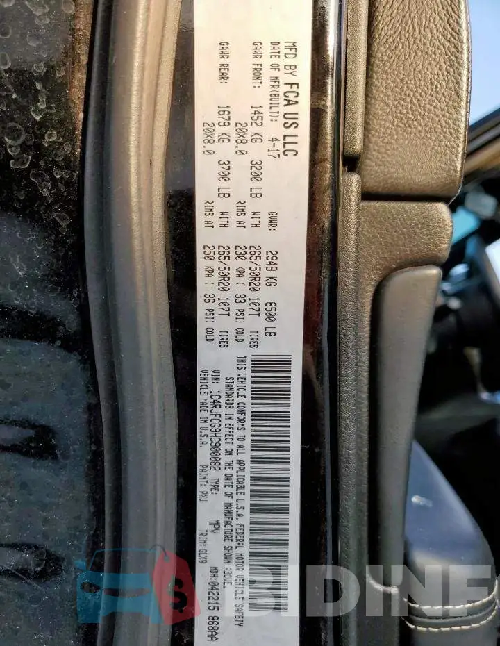 1C4RJFCG9HC900082 Photo# 14