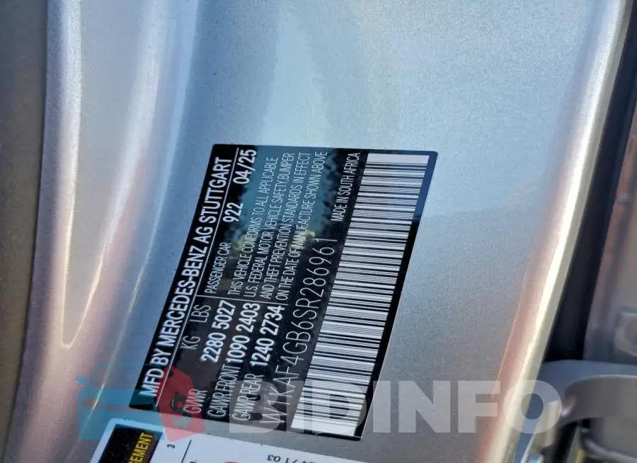 W1KAF4GB6SR286961 Photo# 12