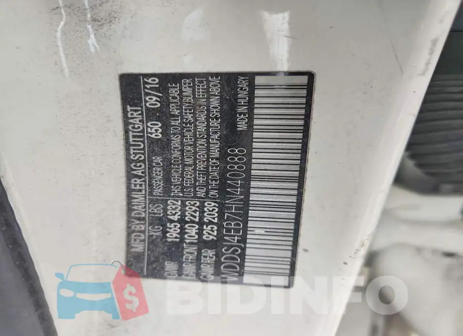 WDDSJ4EB7HN440888 Photo# 13