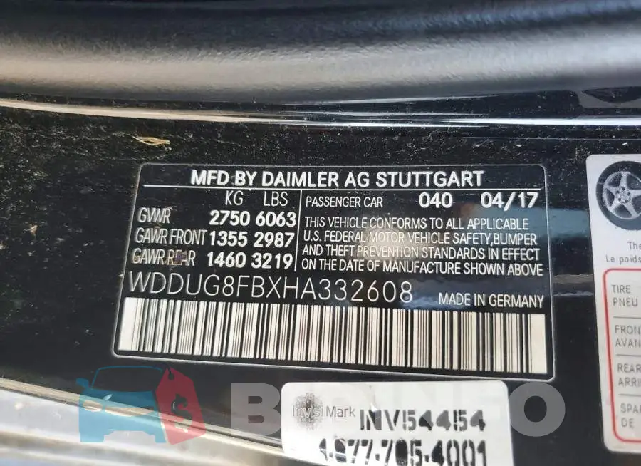 WDDUG8FBXHA332608 Photo# 12
