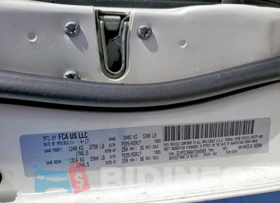 3C4PDCAB6HT648509 Photo# 13