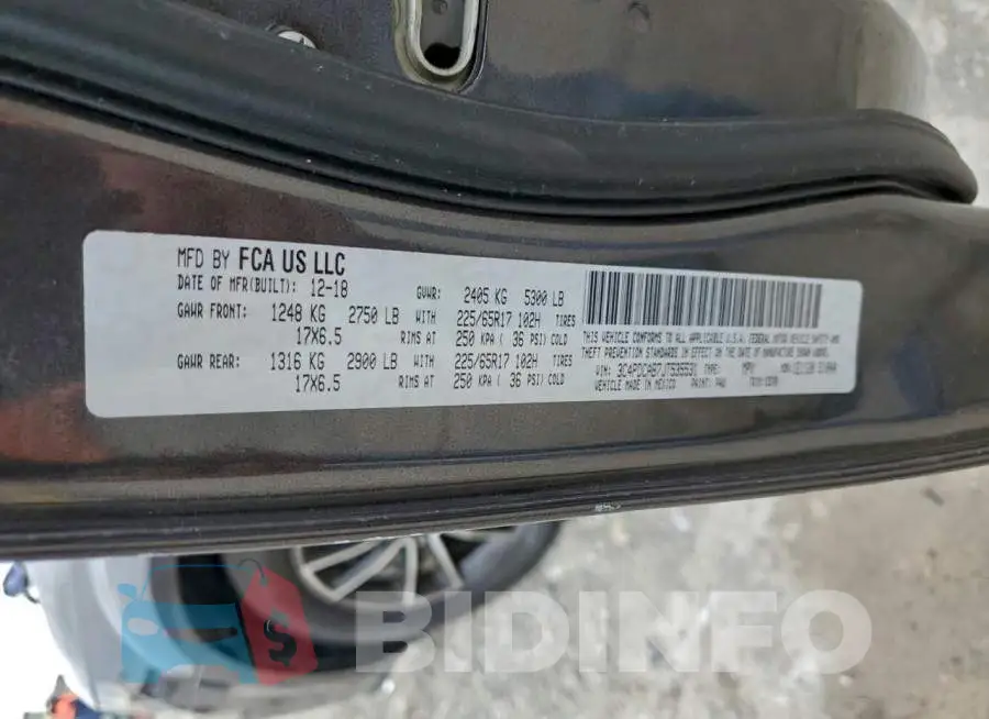 3C4PDCAB7JT535531 Photo# 13