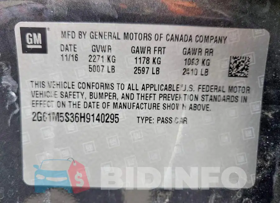 2G61M5S36H9140295 Photo# 12