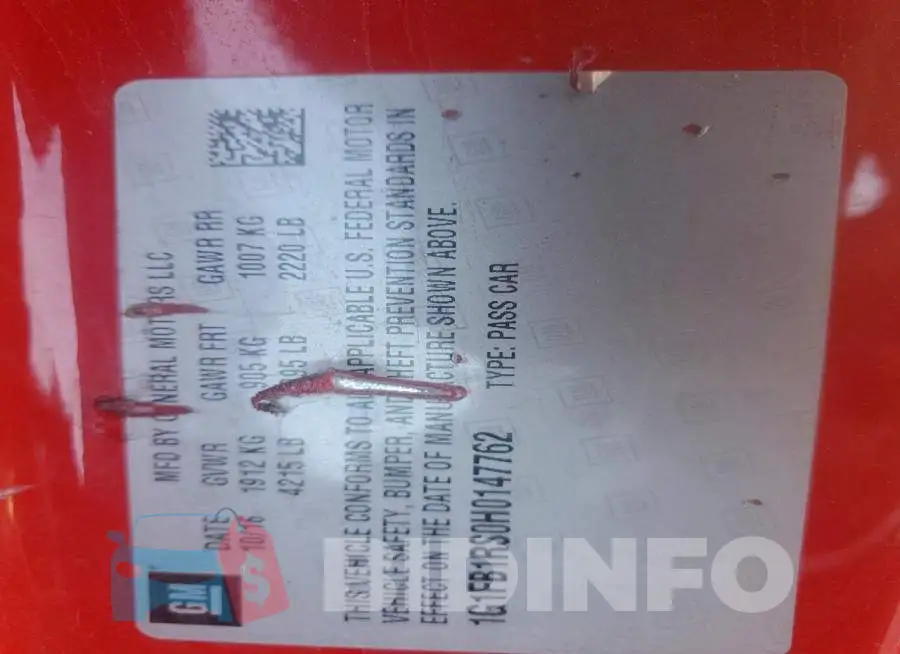 1G1FB1RS0H0147762 Photo# 12