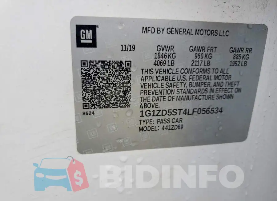 1G1ZD5ST4LF056534 Photo# 13