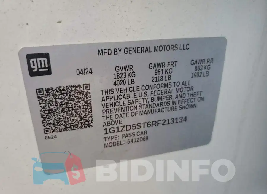 1G1ZD5ST6RF213134 Photo# 12