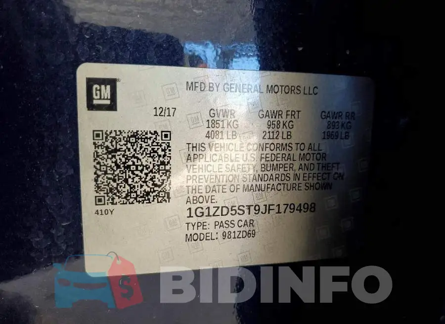 1G1ZD5ST9JF179498 Photo# 12