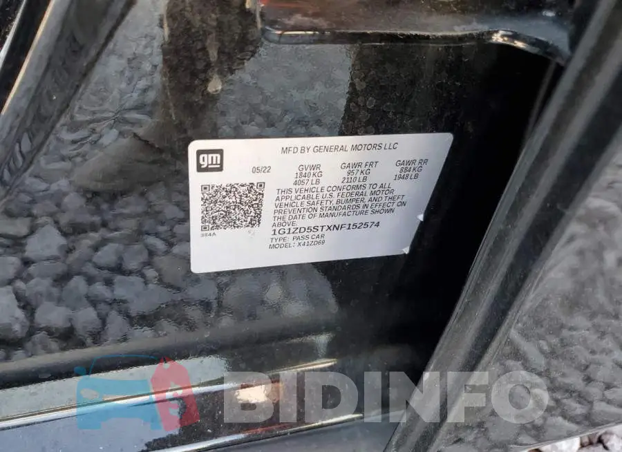 1G1ZD5STXNF152574 Photo# 12