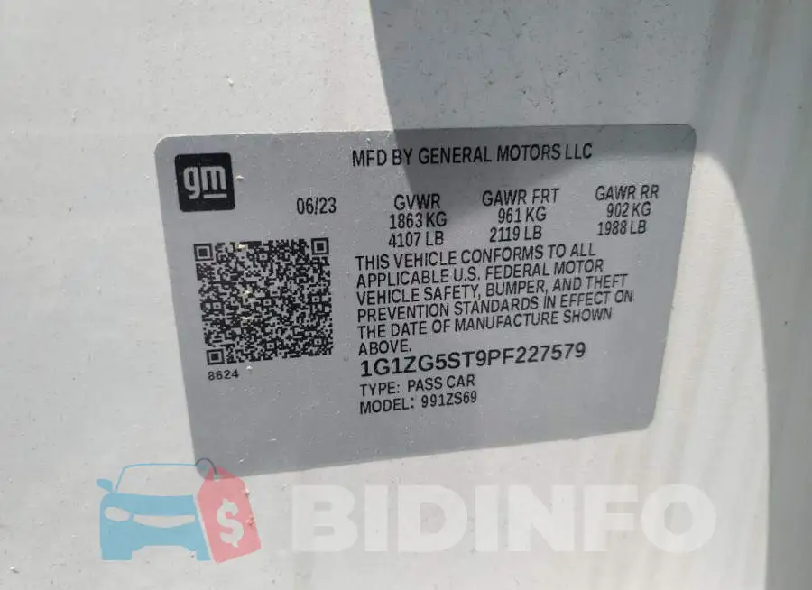 1G1ZG5ST9PF227579 Photo# 12