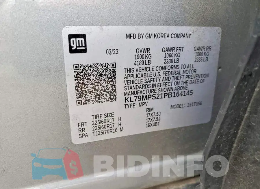 KL79MPS21PB164145 Photo# 13