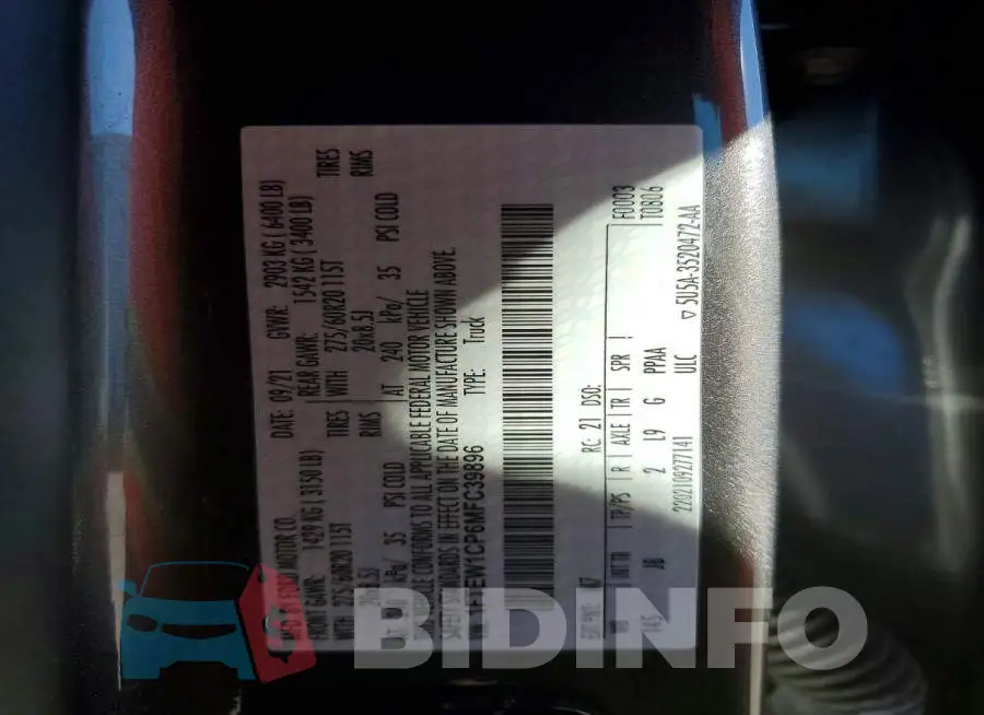 1FTEW1CP6MFC39896 Photo# 12