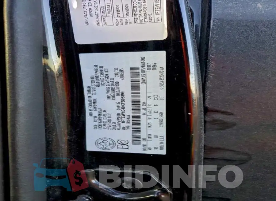 1FTEW1E40KFB05899 Photo# 12