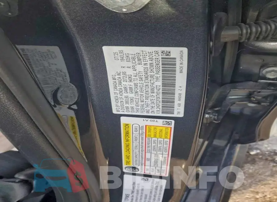 2HGFE2F5XTH514272 Photo# 12