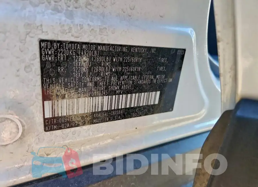 4T3D6RFV8PU110145 Photo# 12