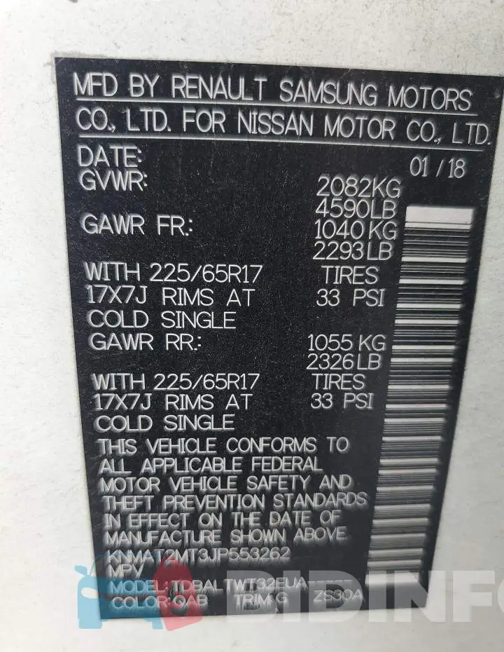 KNMAT2MT3JP553262 Photo# 13