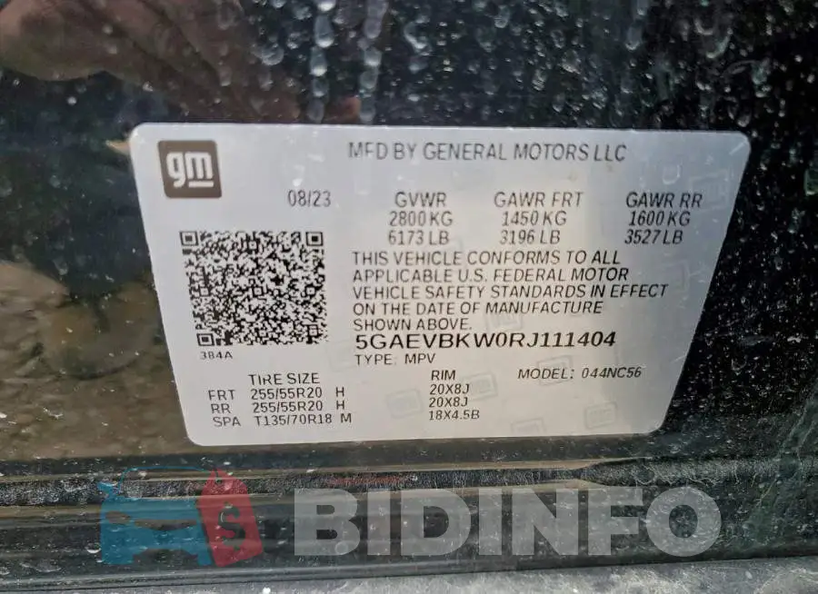 5GAEVBKW0RJ111404 Photo# 13