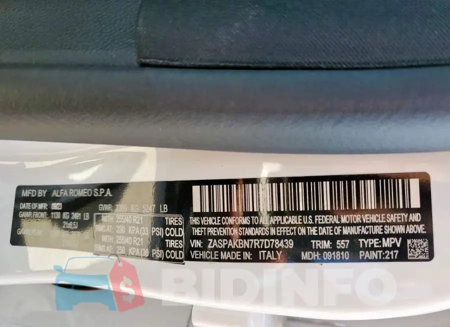 ZASPAKBN7R7D78439 Photo# 13