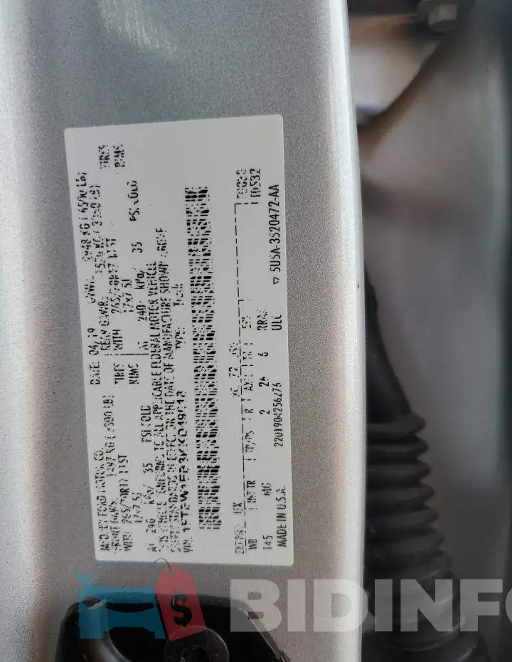 1FTEW1EB3KKD49018 Photo# 12