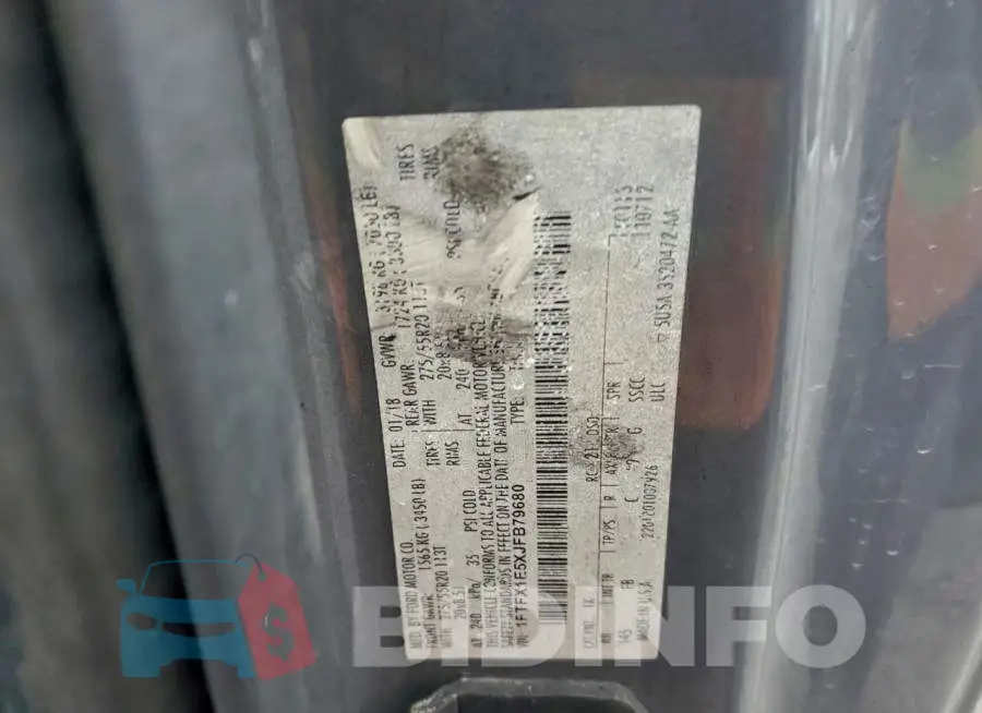 1FTFX1E5XJFB79680 Photo# 12