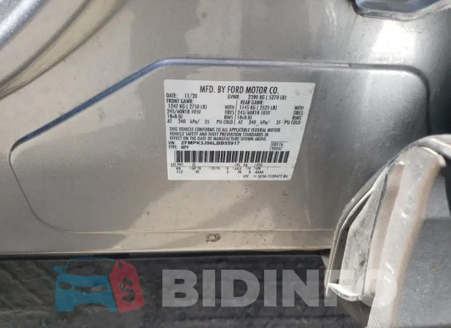 2FMPK3J96LBB55917 Photo# 13