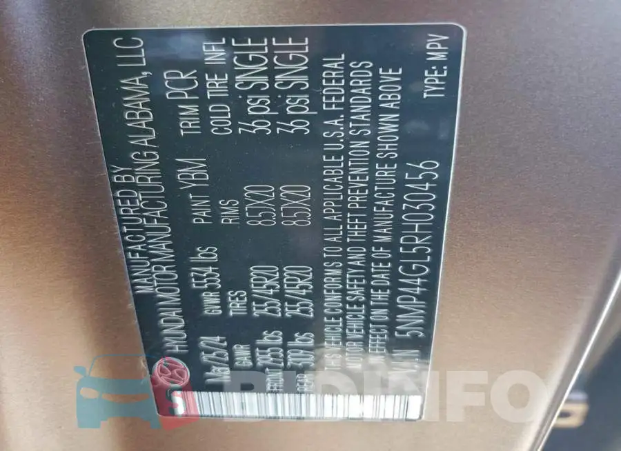5NMP44GL5RH030456 Photo# 13
