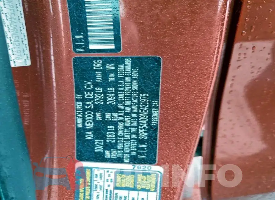 3KPF54AD9NE421976 Photo# 12