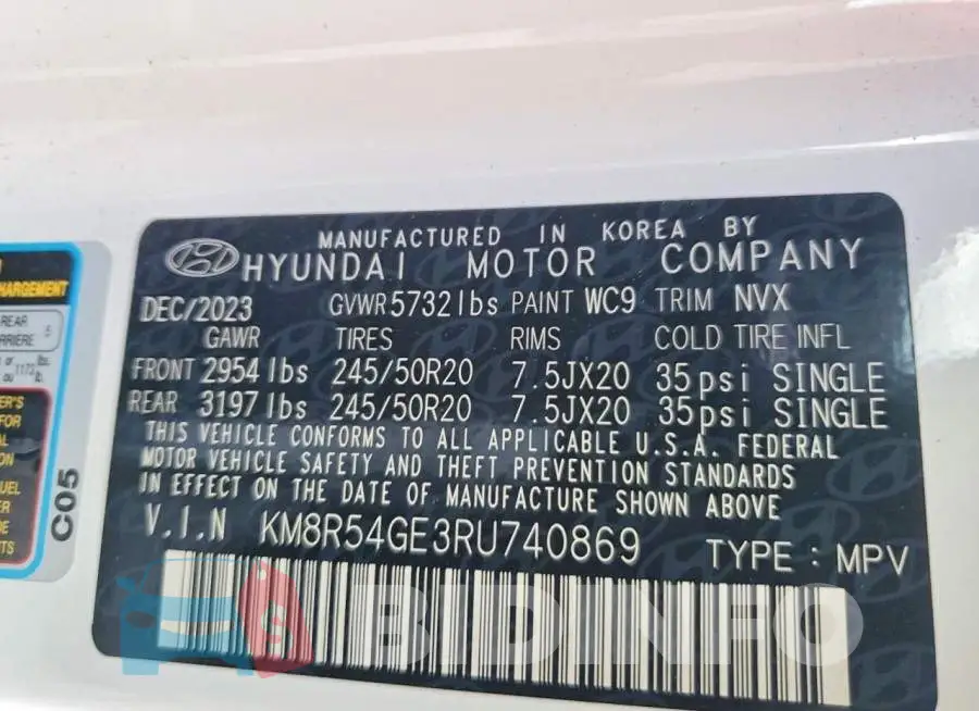 KM8R54GE3RU740869 Photo# 14