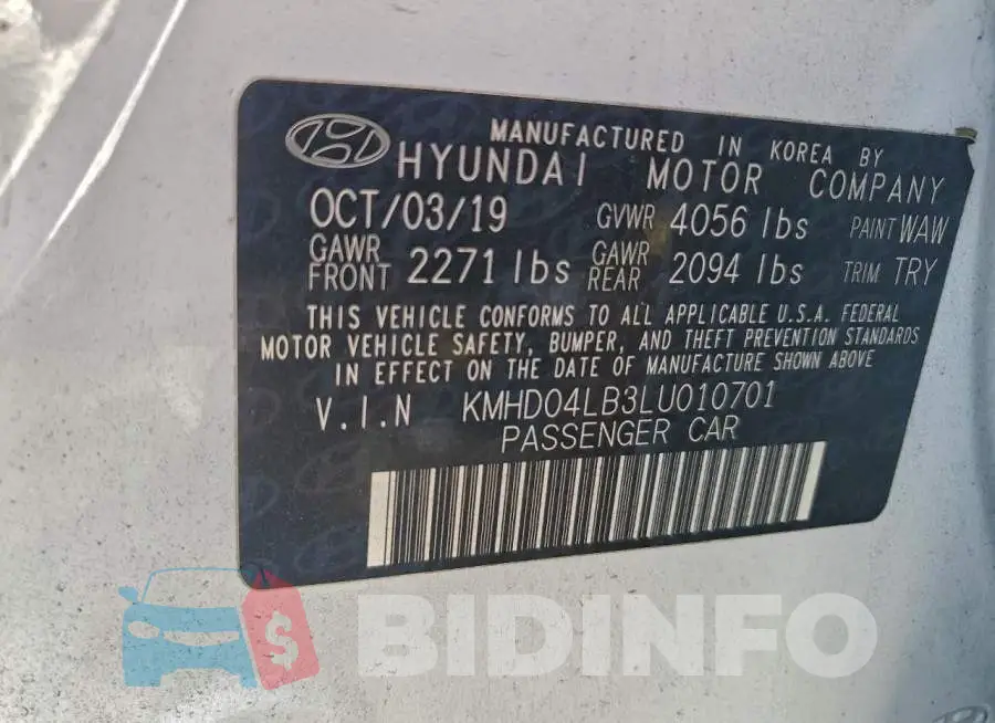 KMHD04LB3LU010701 Photo# 12
