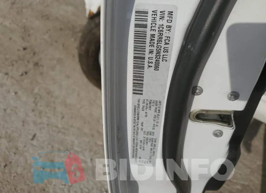 1C6RR6LG5NS240060 Photo# 12