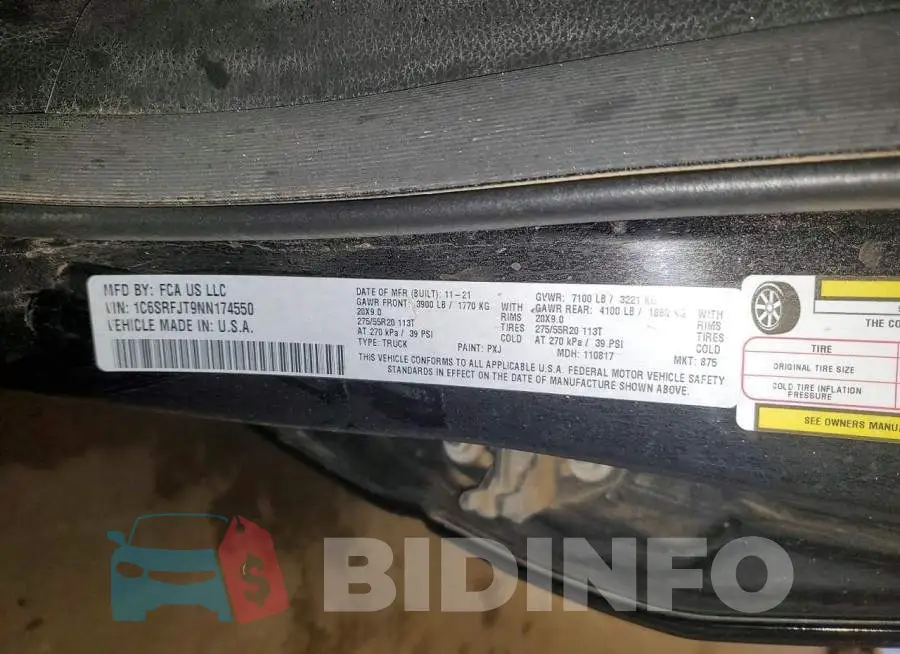 1C6SRFJT9NN174550 Photo# 13