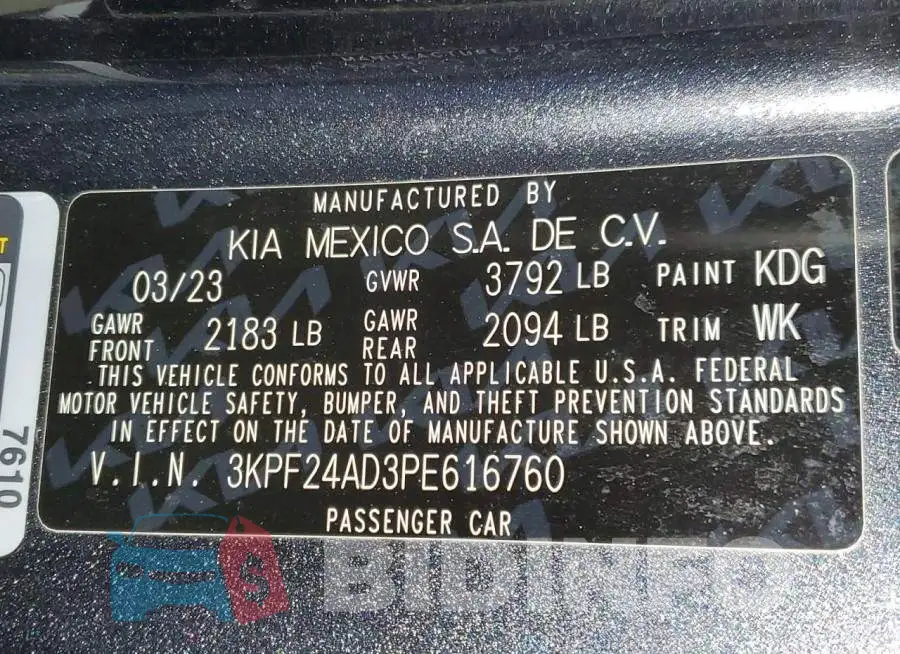 3KPF24AD3PE616760 Photo# 13