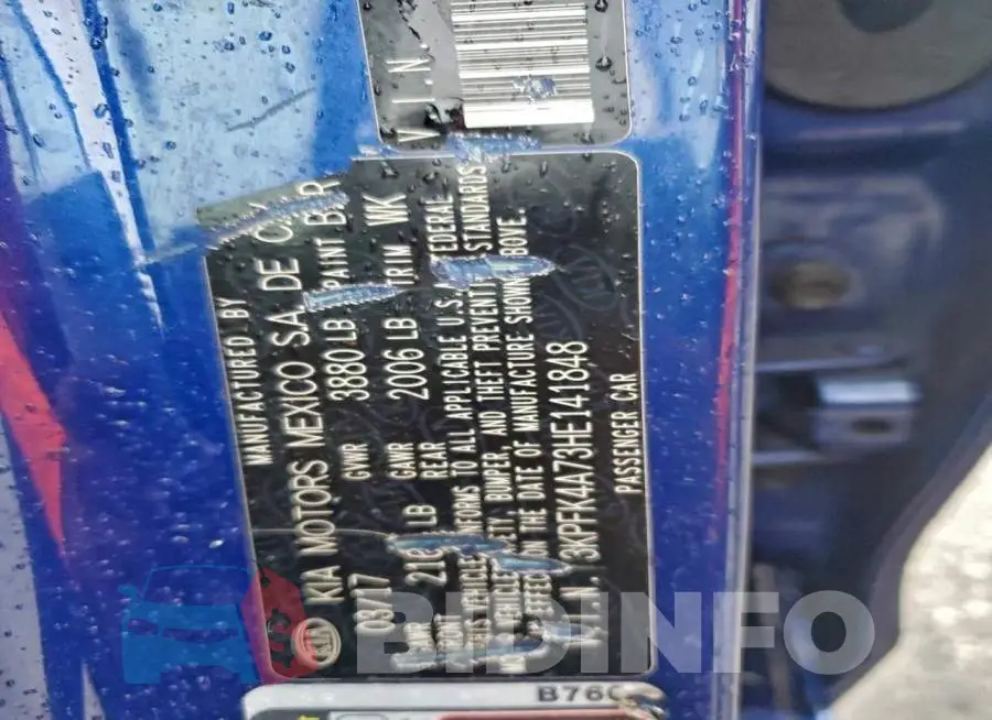 3KPFK4A73HE141848 Photo# 12