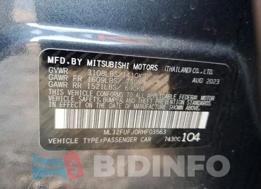 ML32FUFJ0RHF03563 Photo# 12