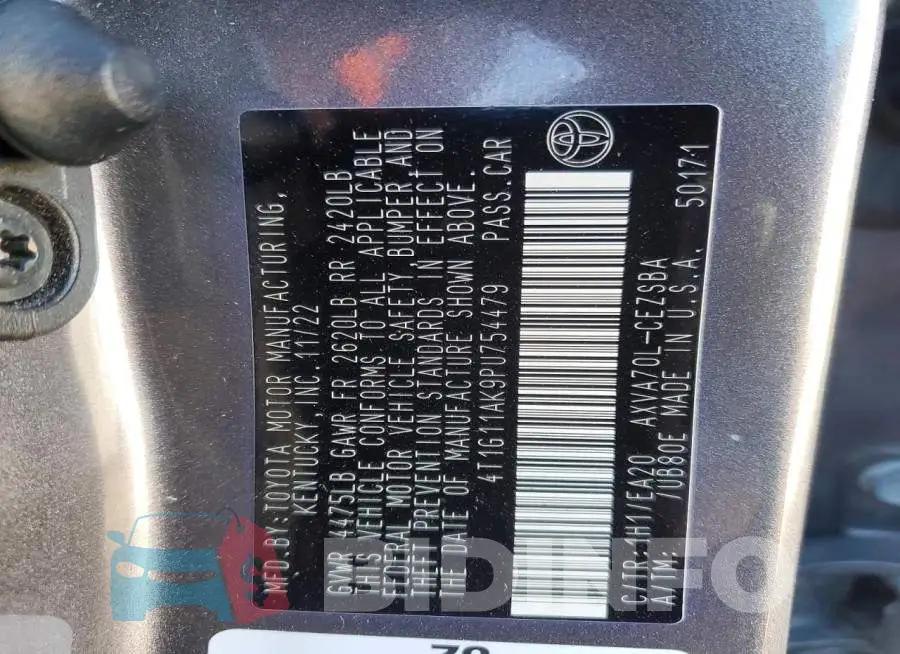 4T1G11AK9PU754479 Photo# 12