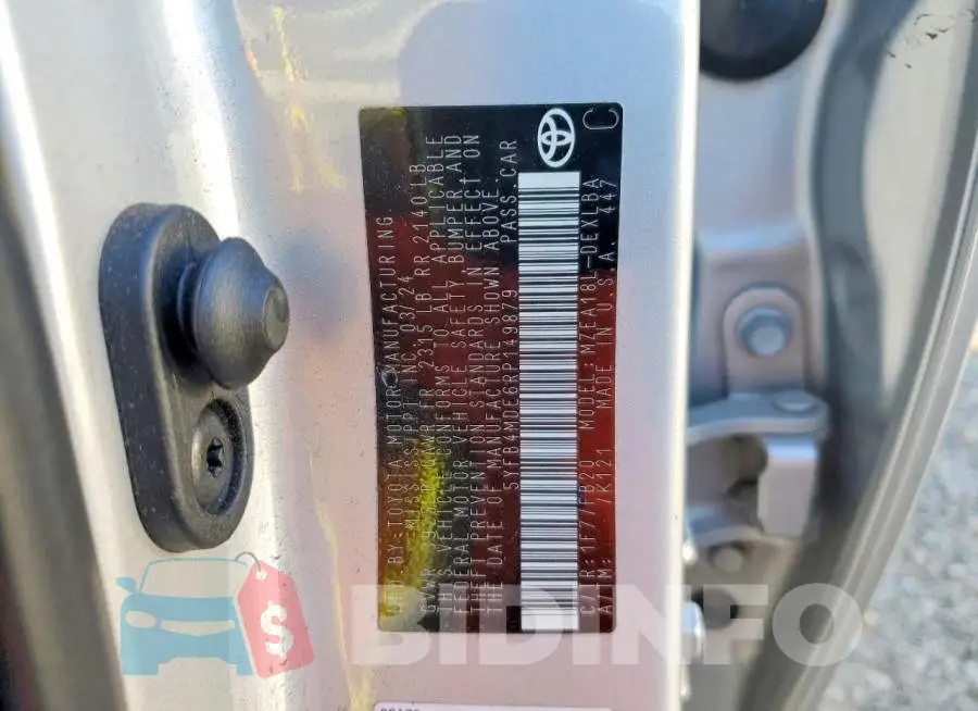5YFB4MDE6RP149879 Photo# 12