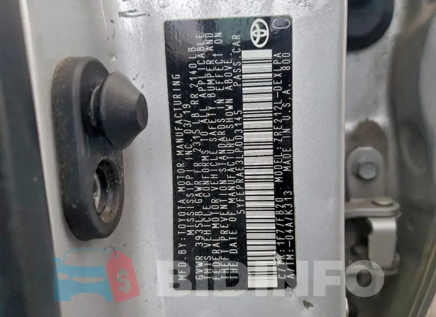 5YFEPRAE3LP003145 Photo# 12