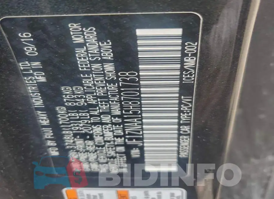 JF1ZNAA15H8701738 Photo# 12