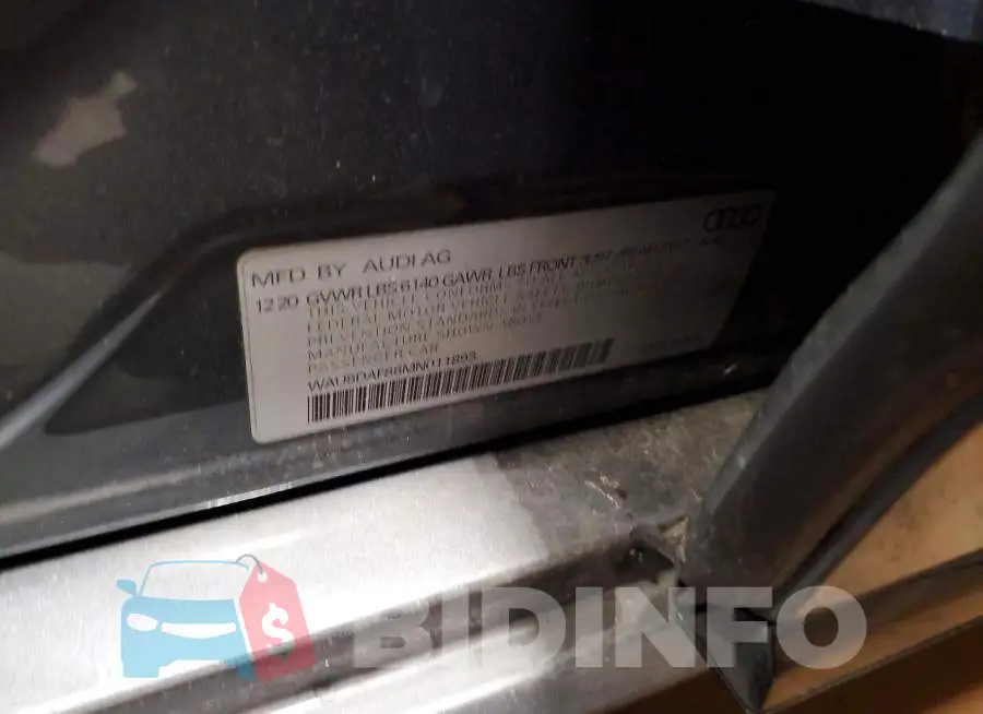WAU8DAF88MN011893 Photo# 13