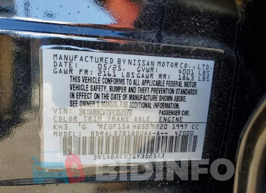 3N1AB8CV7SY352573 Photo# 12