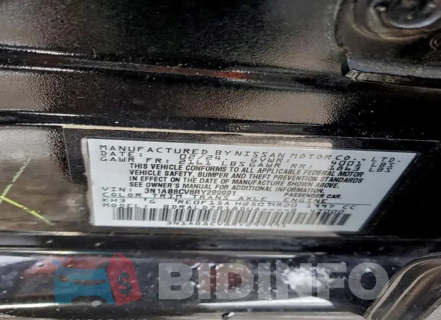 3N1AB8CV8RY299991 Photo# 12