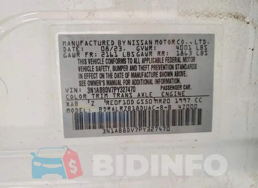 3N1AB8DV7PY327470 Photo# 12