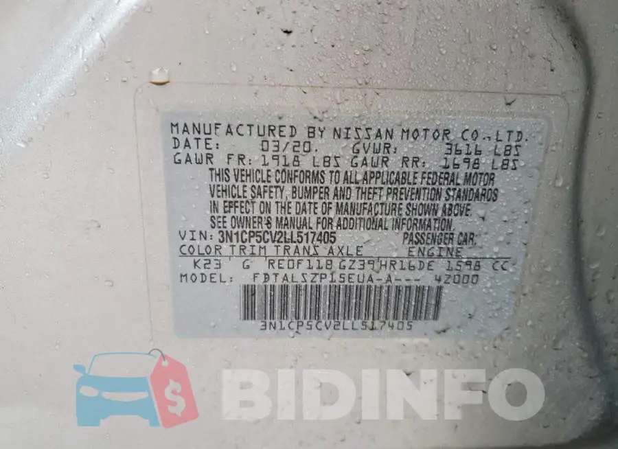 3N1CP5CV2LL517405 Photo# 13